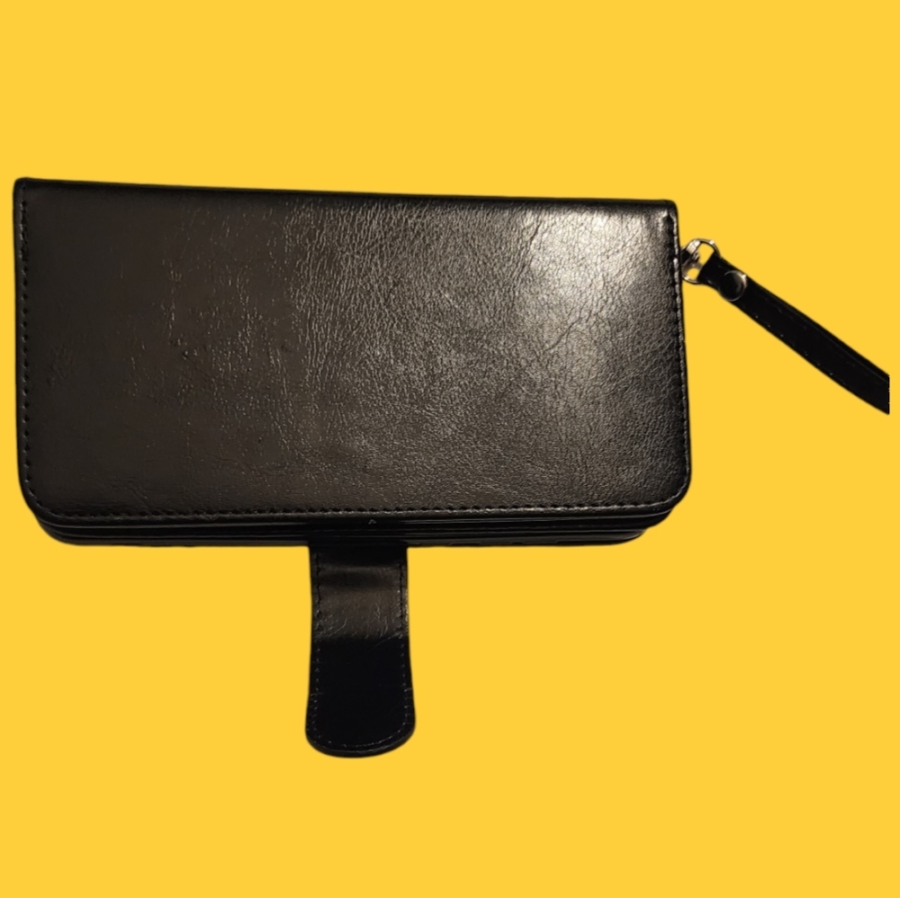 Black Wristlet Card/Phone Case
